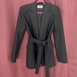 Gray Aritzia Women's Belted Blazer